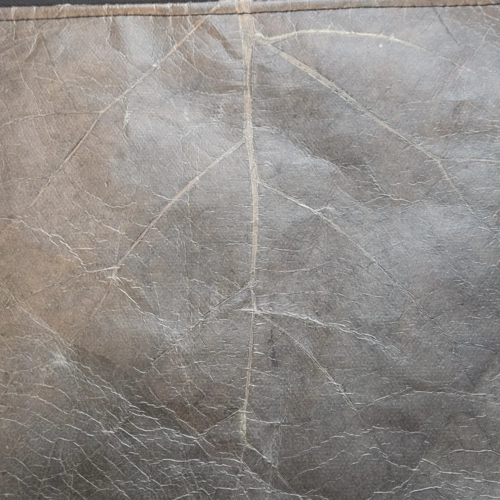 ​Sustainable Leaf Leather Tech Sleeve / Oversized Clutch